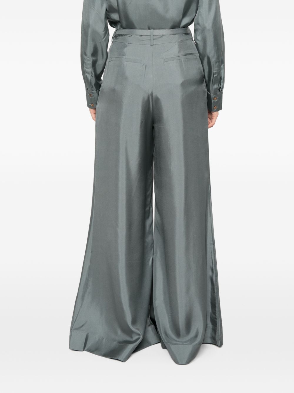Zimmermann Women Silk Wide-Leg Trousers ZIMMERMANN