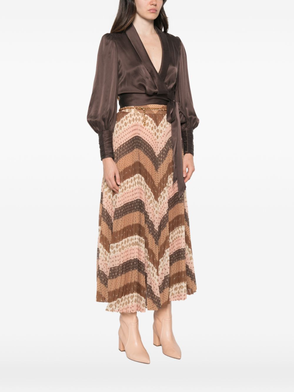 Zimmermann Women Silk Wrap Top ZIMMERMANN