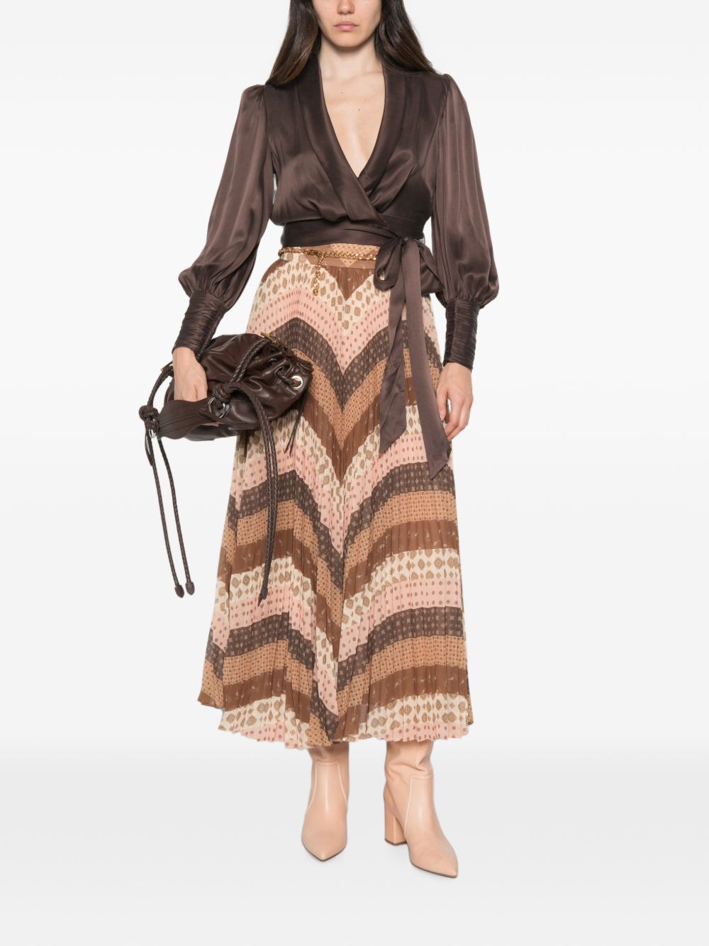 Zimmermann Women Silk Wrap Top ZIMMERMANN