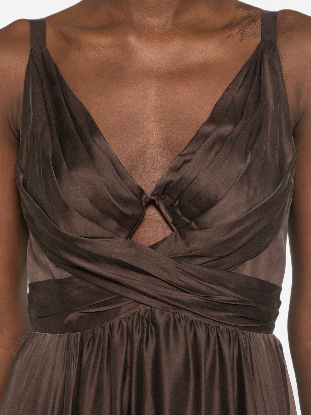 Zimmermann Women Silk Draped Dress ZIMMERMANN