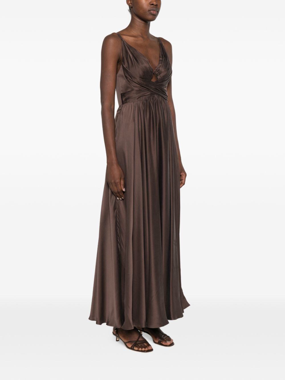 Zimmermann Women Silk Draped Dress ZIMMERMANN