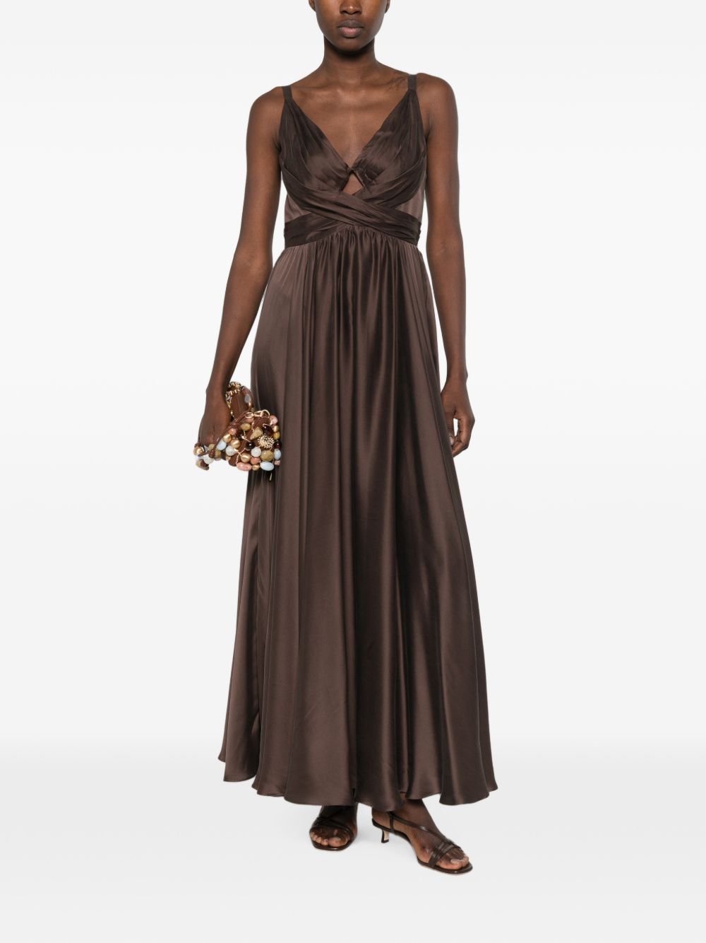 Zimmermann Women Silk Draped Dress ZIMMERMANN