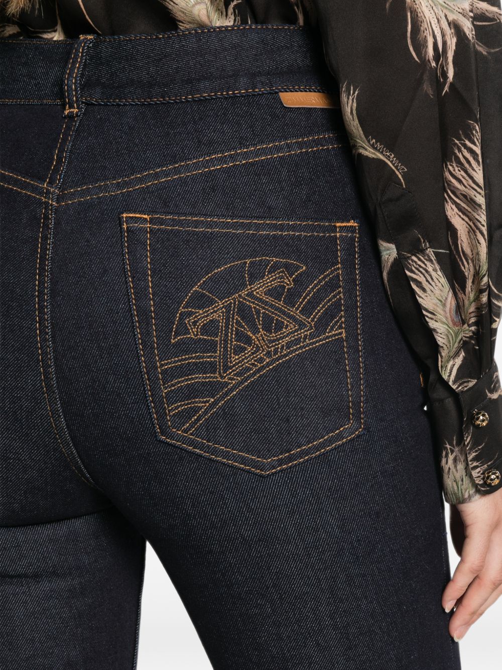 Zimmermann Women Flared Denim Jeans ZIMMERMANN