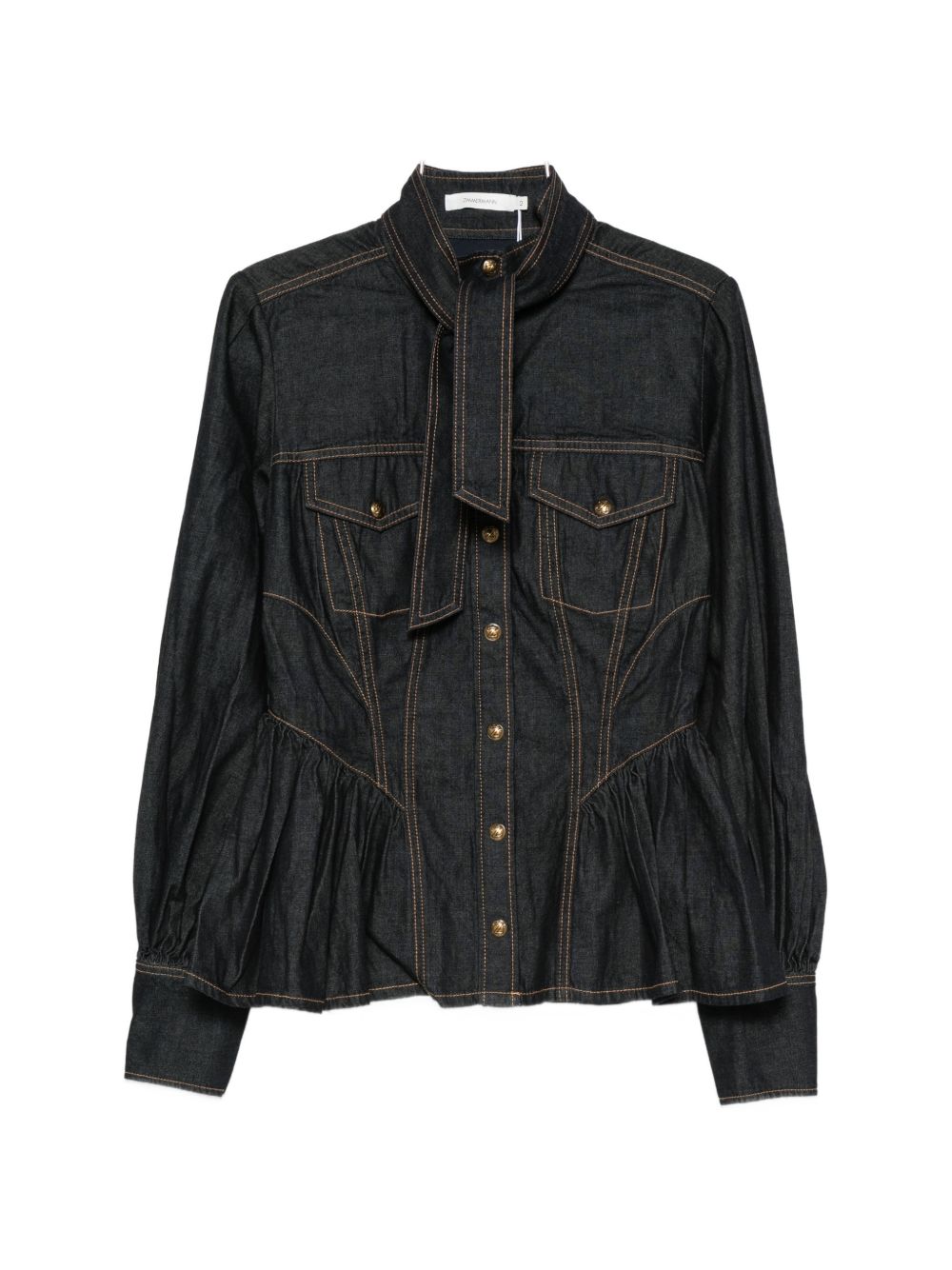 Zimmermann Women Denim Cotton Shirt ZIMMERMANN