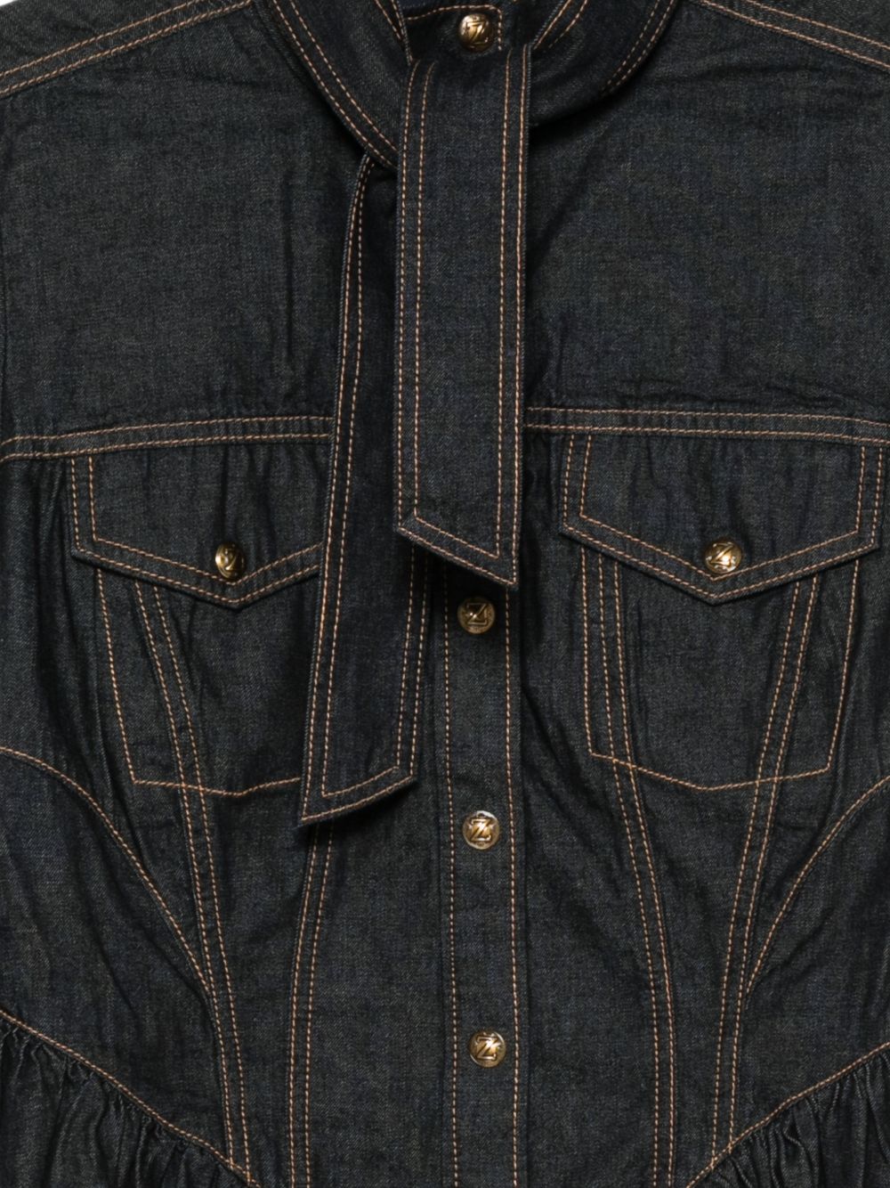 Zimmermann Women Denim Cotton Shirt ZIMMERMANN