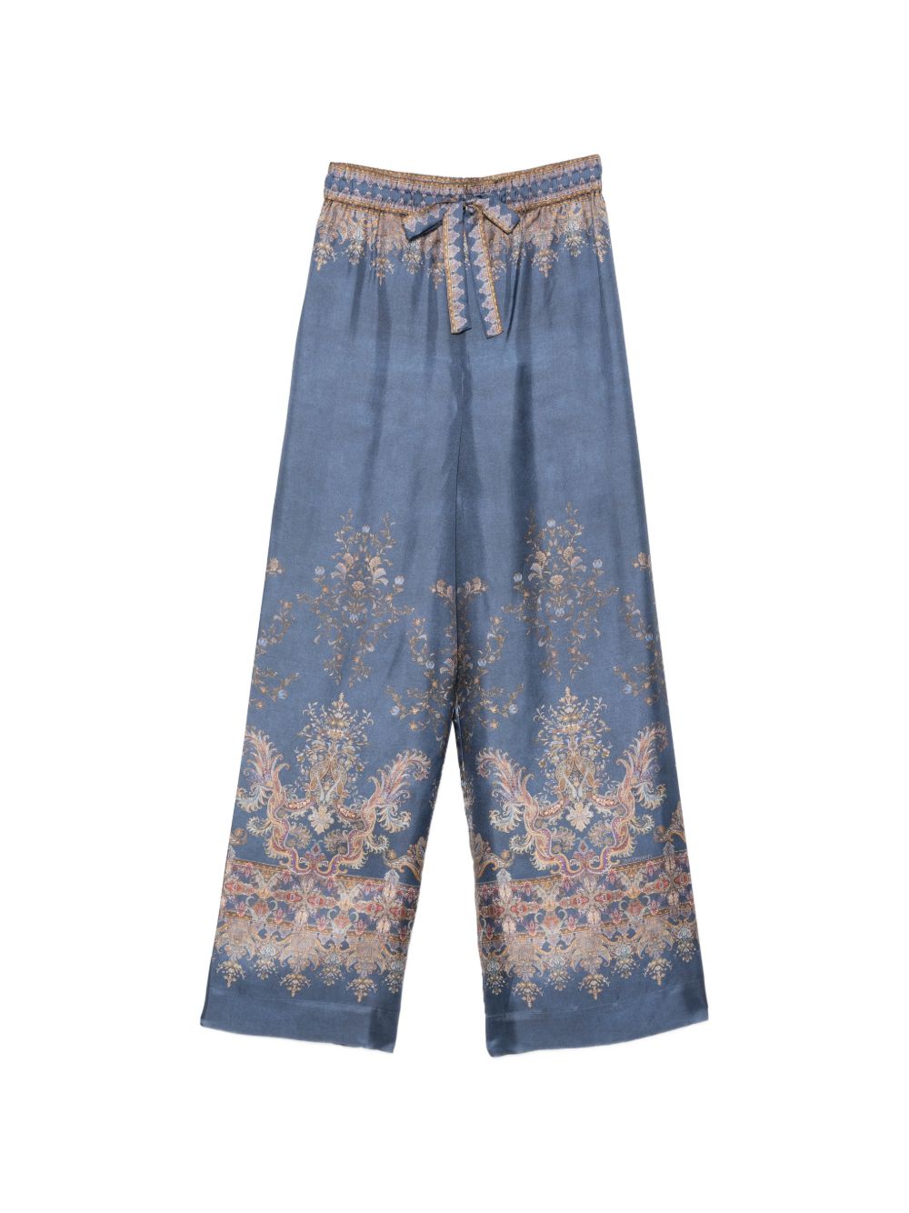 Zimmermann Women Valiant Printed Silk Trousers ZIMMERMANN