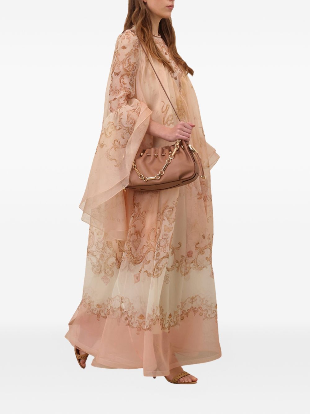Zimmermann Women Halcyon Leather Clutch ZIMMERMANN