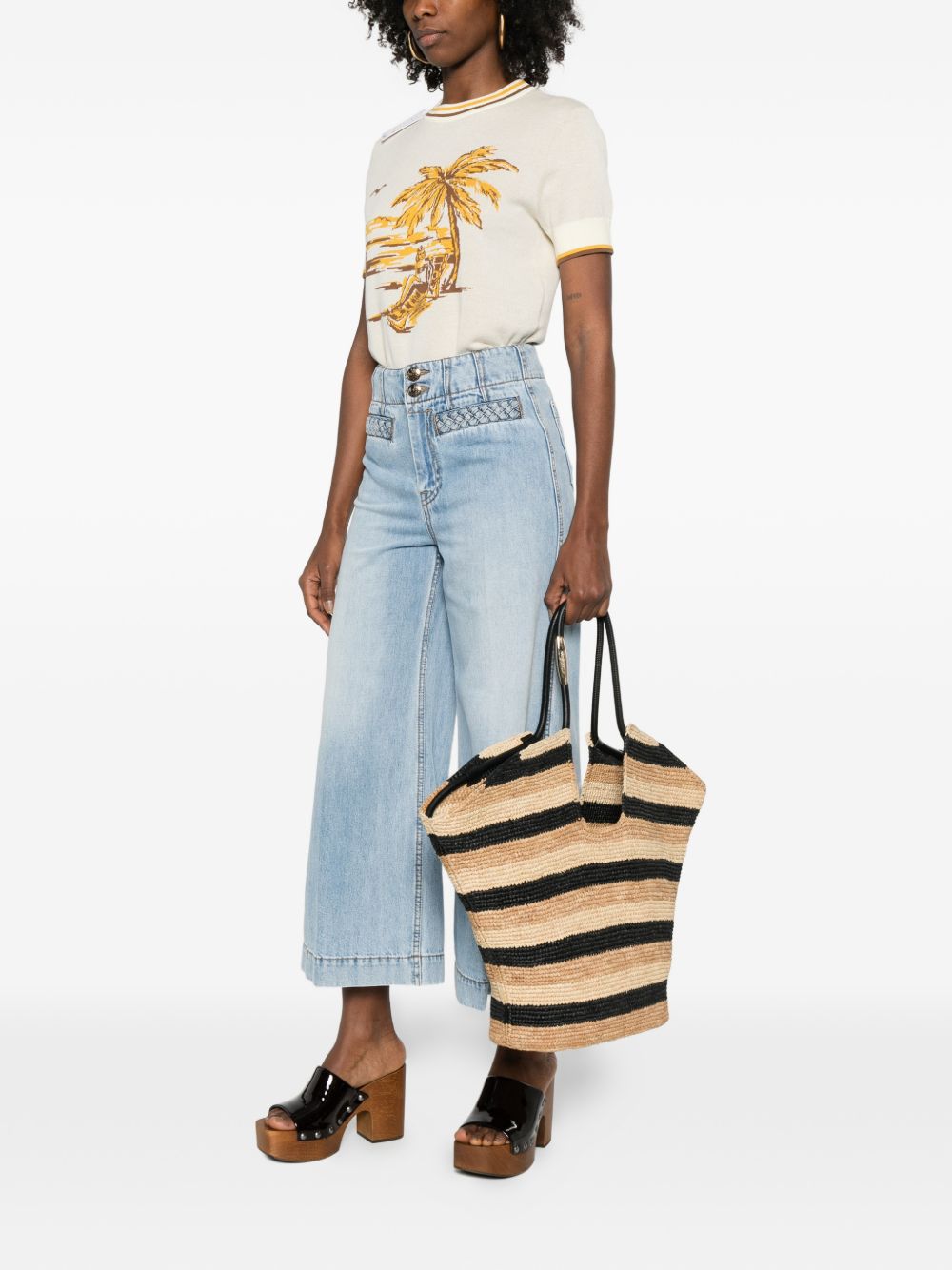 Zimmermann Women Goldentime Large Rafia Tote ZIMMERMANN