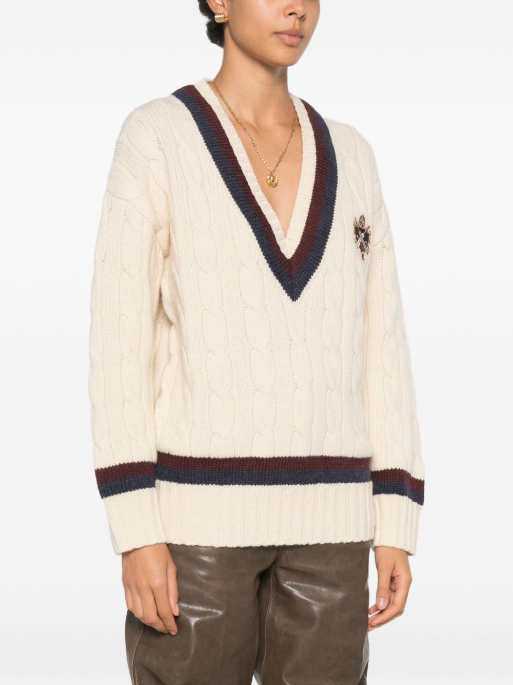 Zimmermann Women Valiant Wool V-Necked Jumper ZIMMERMANN