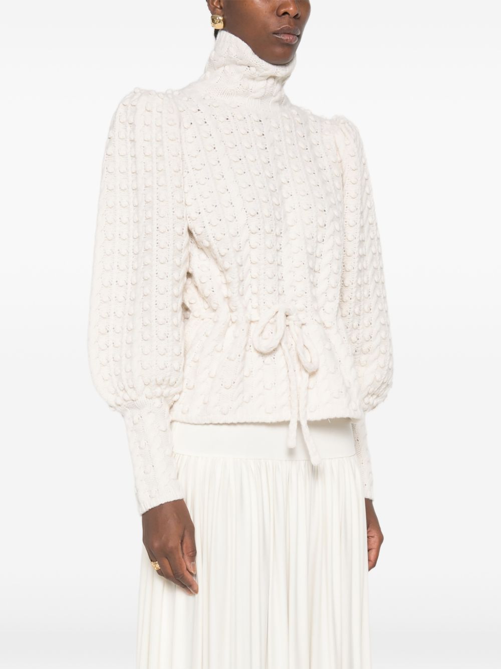 Zimmermann Women Valiant Wool Turtle-Neck Sweater ZIMMERMANN