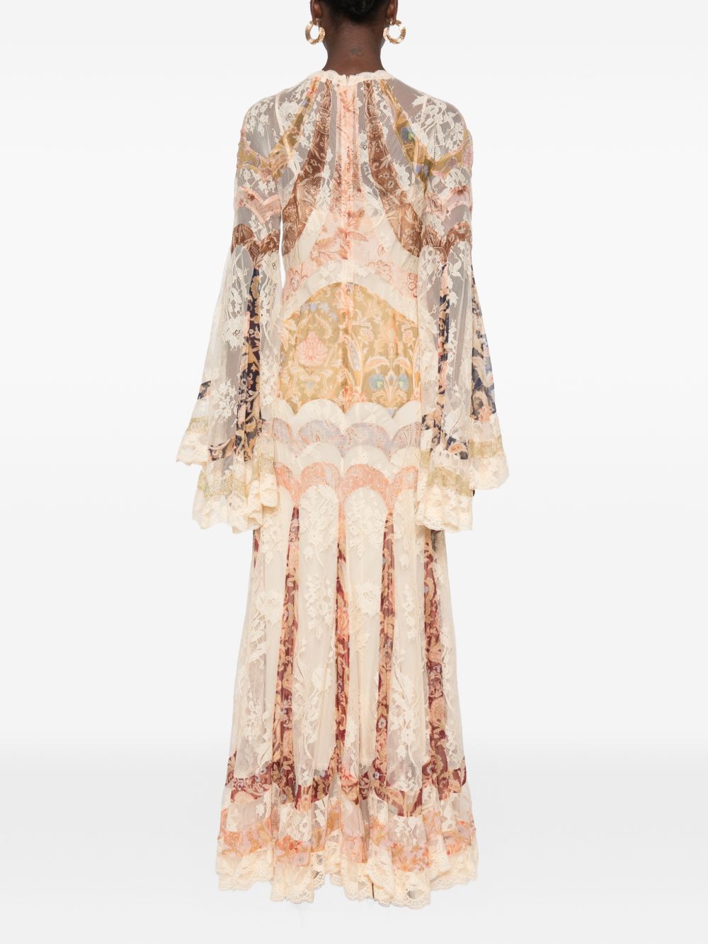 Zimmermann Women Valiant Printed Silk Long Dress ZIMMERMANN