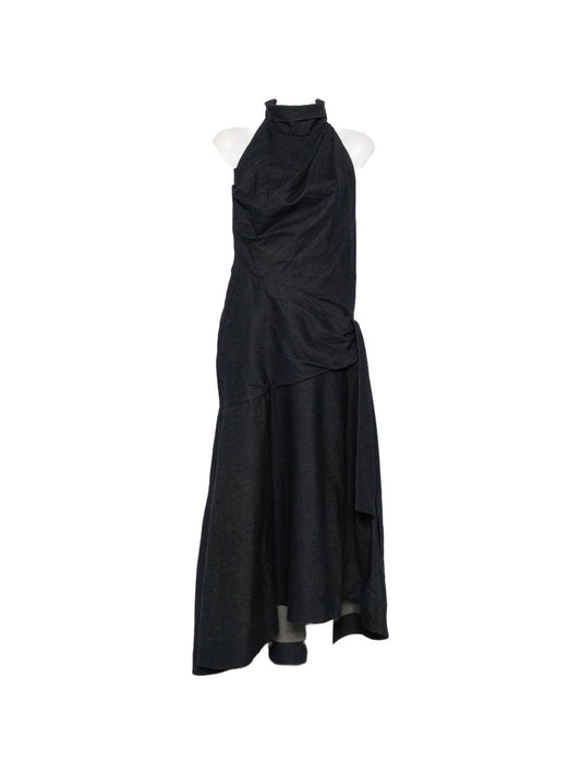 Zimmermann Women Valiant Denim Draped Dress ZIMMERMANN