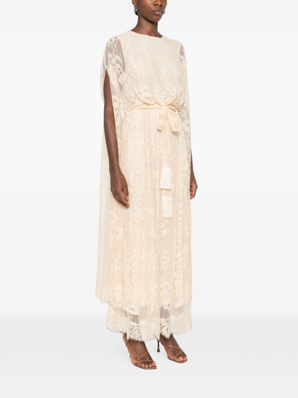 Zimmermann Women Valiant Laced Caped Dress ZIMMERMANN
