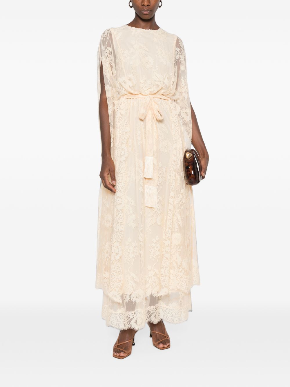 Zimmermann Women Valiant Laced Caped Dress ZIMMERMANN