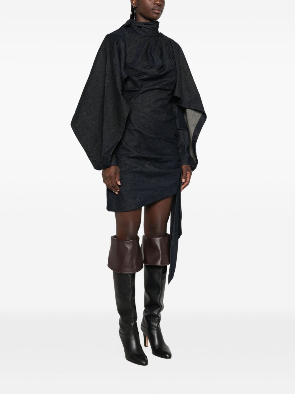 Zimmermann Women Valiant Denim Mini Dress ZIMMERMANN