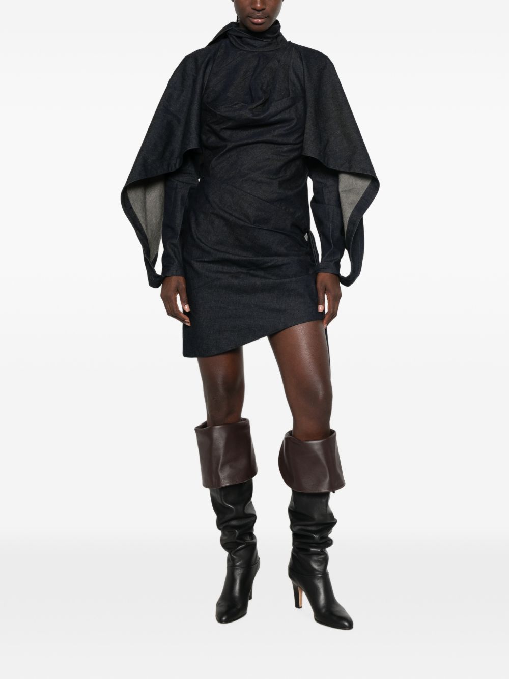Zimmermann Women Valiant Denim Mini Dress ZIMMERMANN