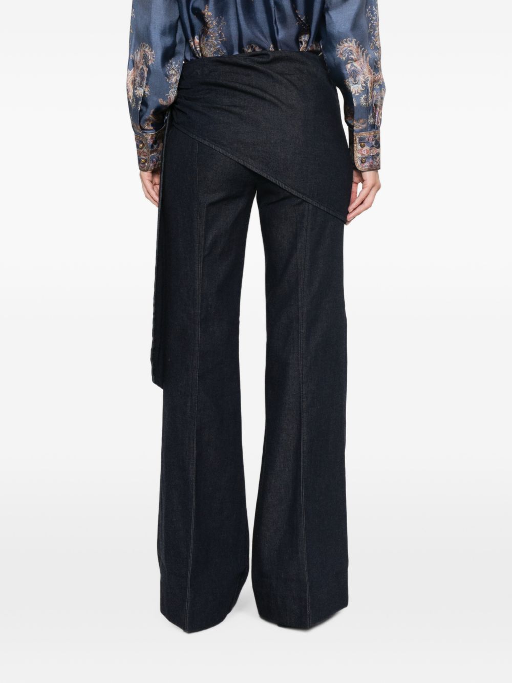 Zimmermann Women Valiant Flared Denim Jeans ZIMMERMANN