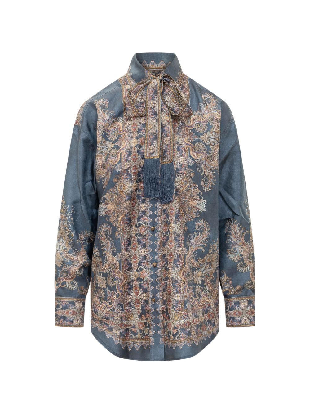 Zimmermann Women Valiant Printed Silk Shirt ZIMMERMANN