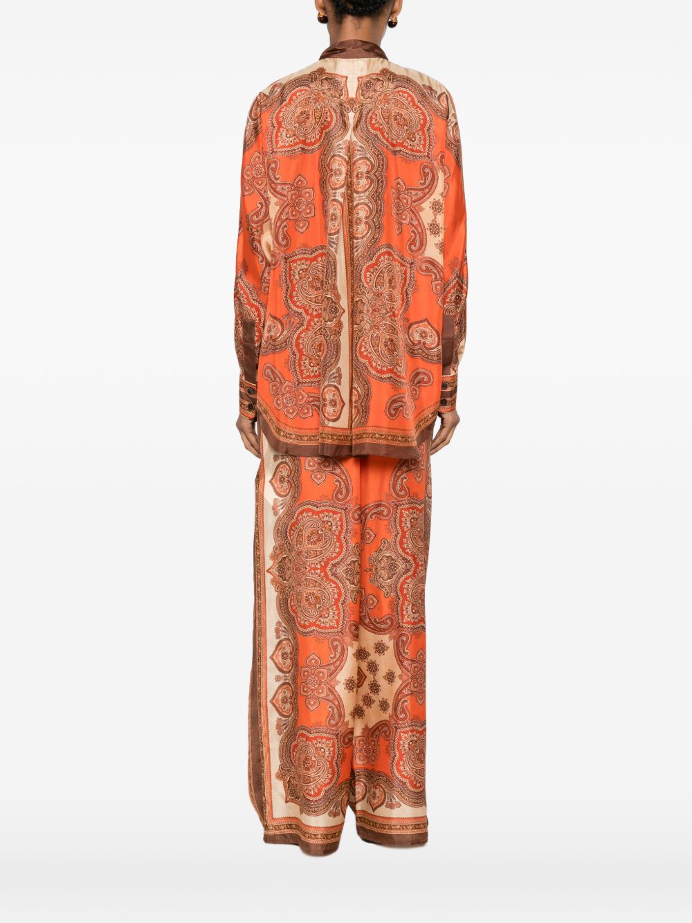 Zimmermann Women Mahon Printed Silk Shirt ZIMMERMANN