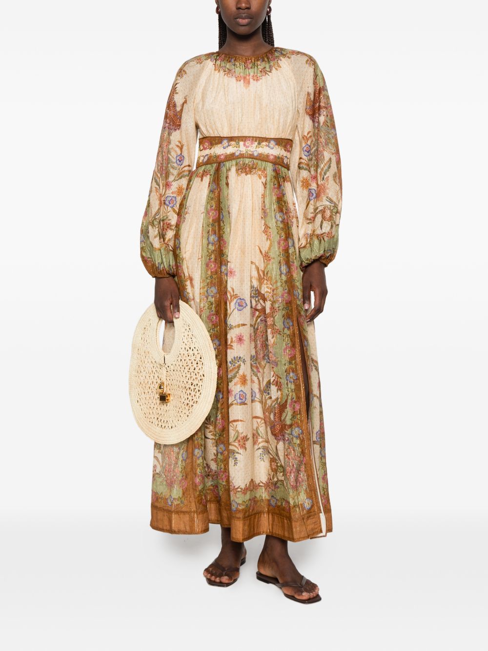Zimmermann Women Indra Printed Maxi Dress ZIMMERMANN