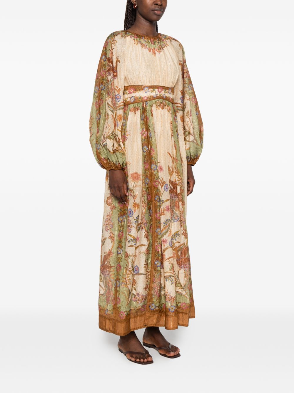 Zimmermann Women Indra Printed Maxi Dress ZIMMERMANN