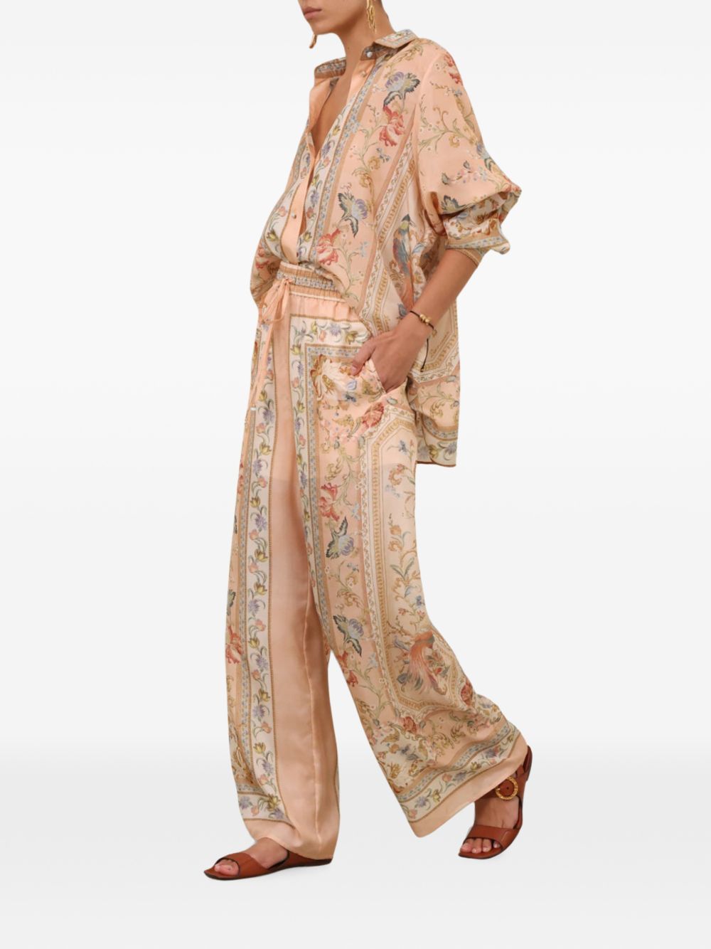 Zimmermann Women Roselight Silk Shirt ZIMMERMANN
