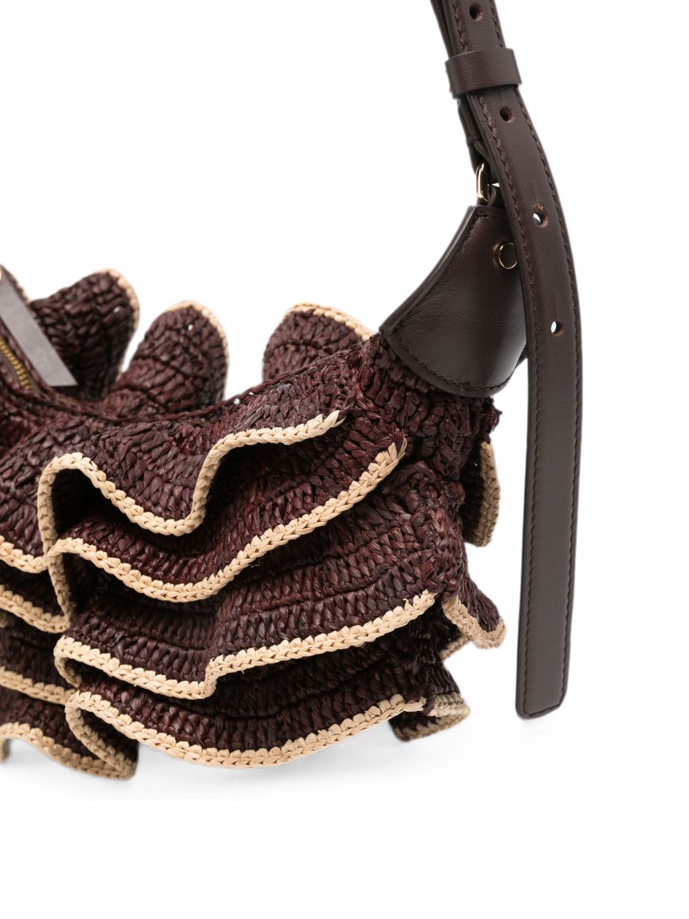Zimmermann Women Goldentime Rafia Shoulder Bag ZIMMERMANN