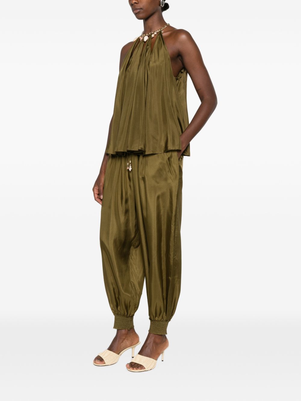Zimmermann Women Mahon Silk Trousers ZIMMERMANN