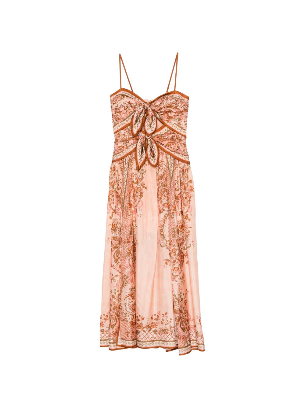 Zimmermann Women Aster Printed Silk Long Dress ZIMMERMANN