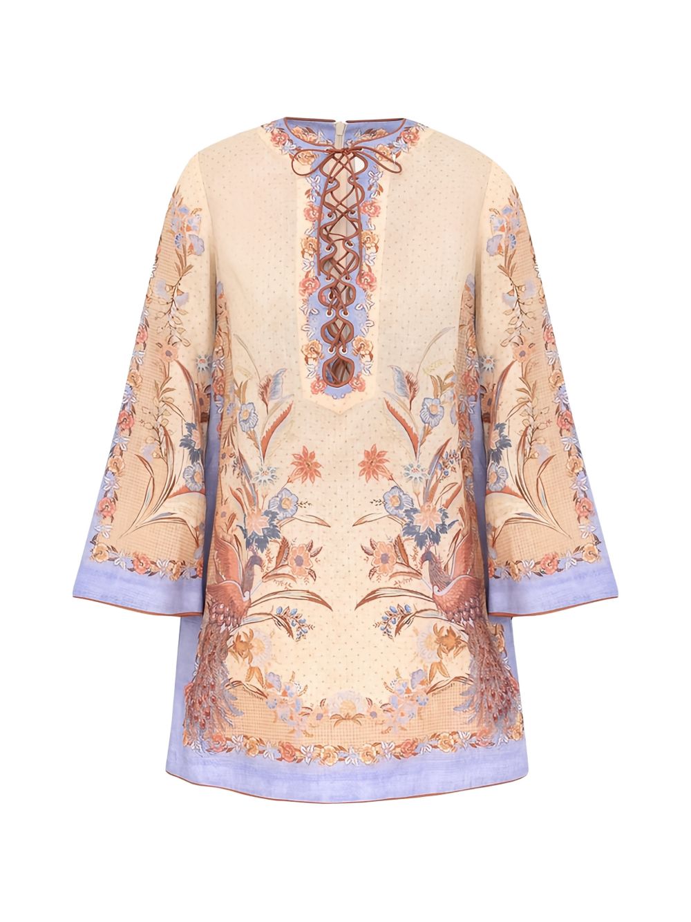 Zimmermann Women Indra Linen Mini Dress ZIMMERMANN