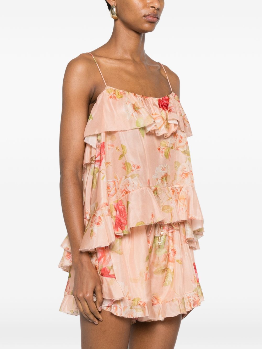 Zimmermann Women Roselight Silk Top ZIMMERMANN