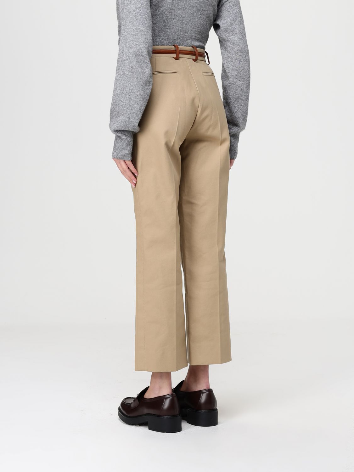 Gucci Pants Woman Beige GUCCI