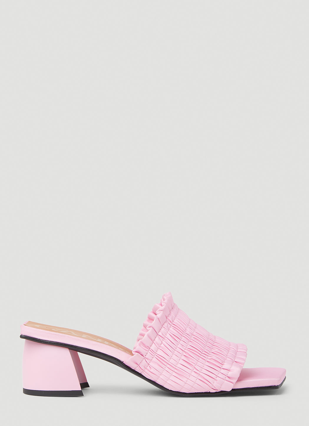 Ganni Women Smock Kitten Heel Mules GANNI