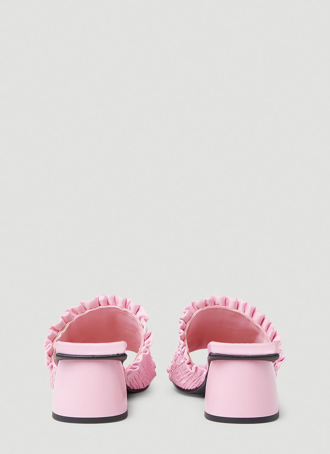 Ganni Women Smock Kitten Heel Mules GANNI