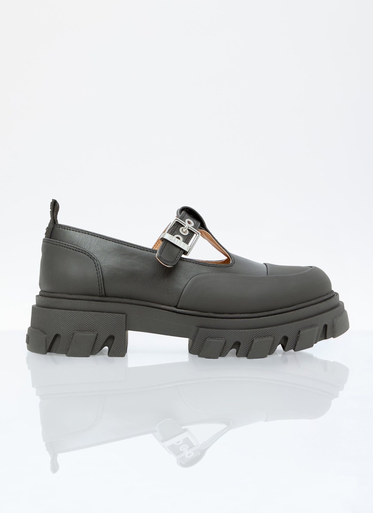 Ganni Women Cleated Mary-Jane Shoes GANNI