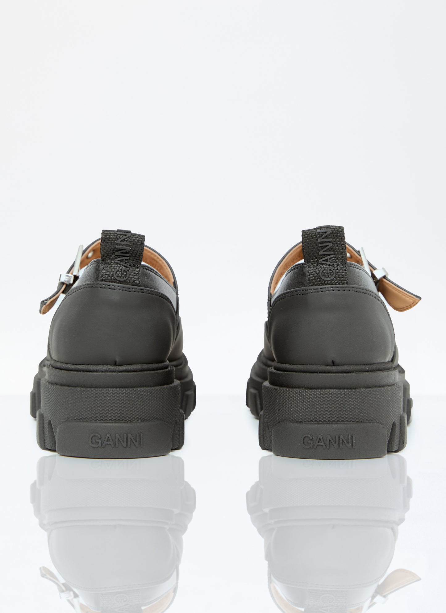 Ganni Women Cleated Mary-Jane Shoes GANNI