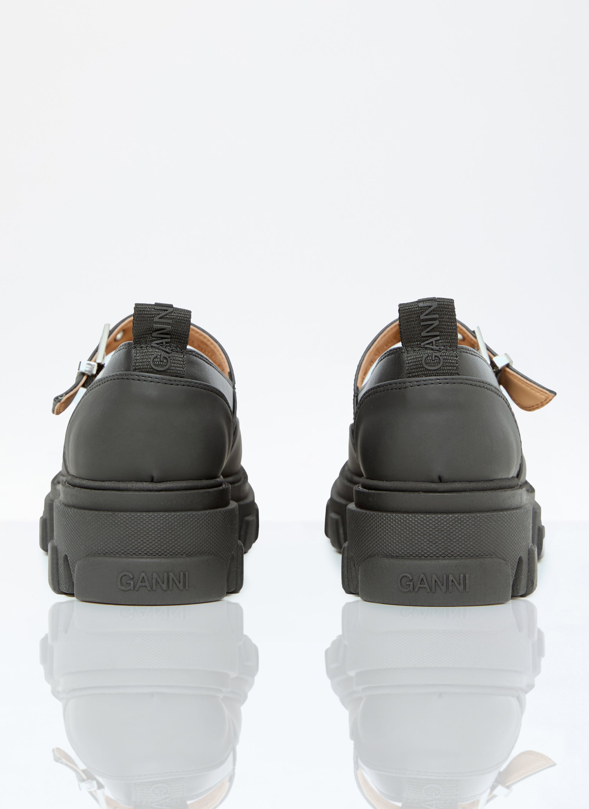 Ganni Women Cleated Mary-Jane Shoes GANNI
