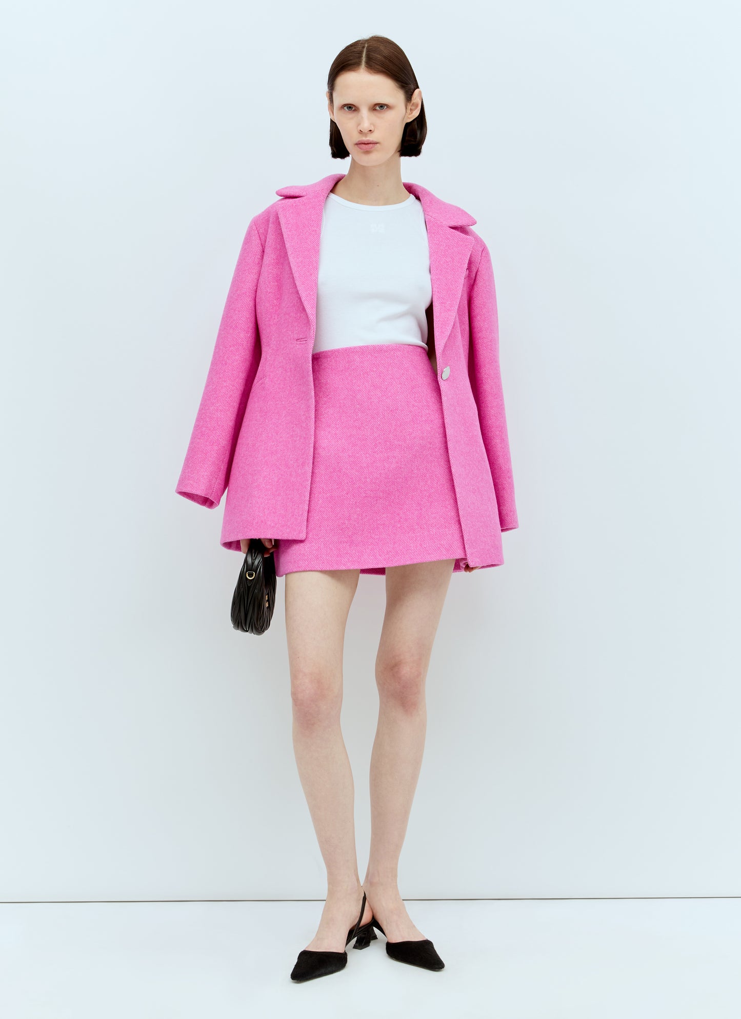 Ganni Women Soft Cotton Rib Tank Top GANNI