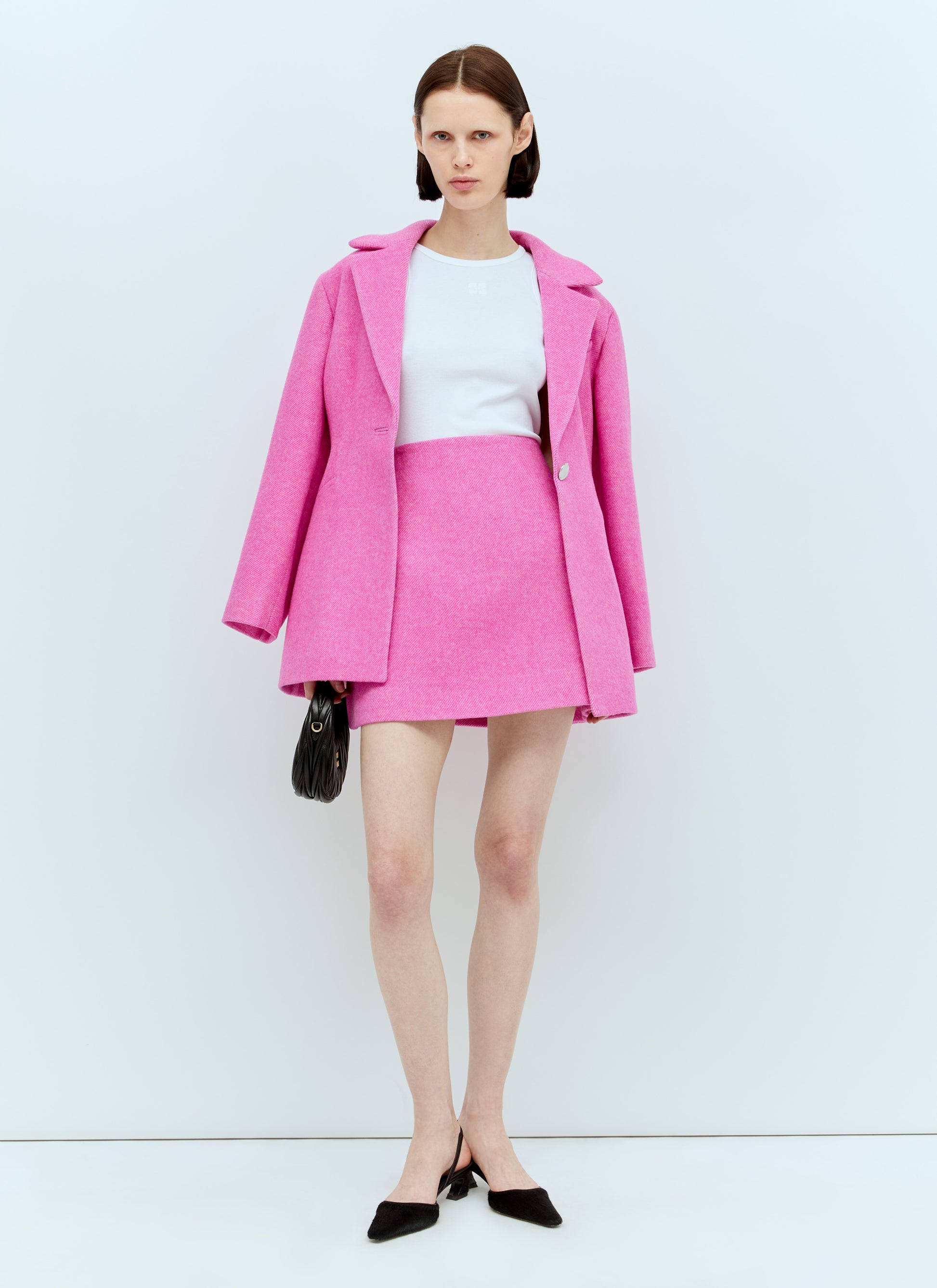 Ganni Women Soft Cotton Rib Tank Top GANNI