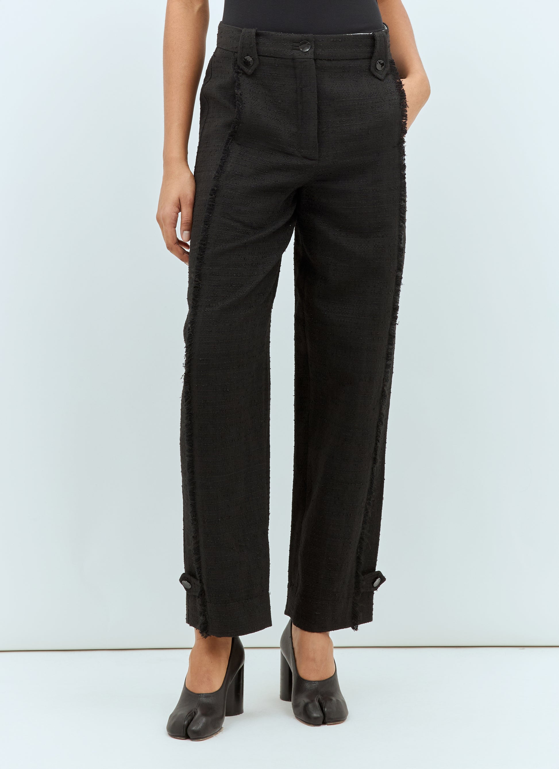 Ganni Women Tweed Suiting Pants GANNI