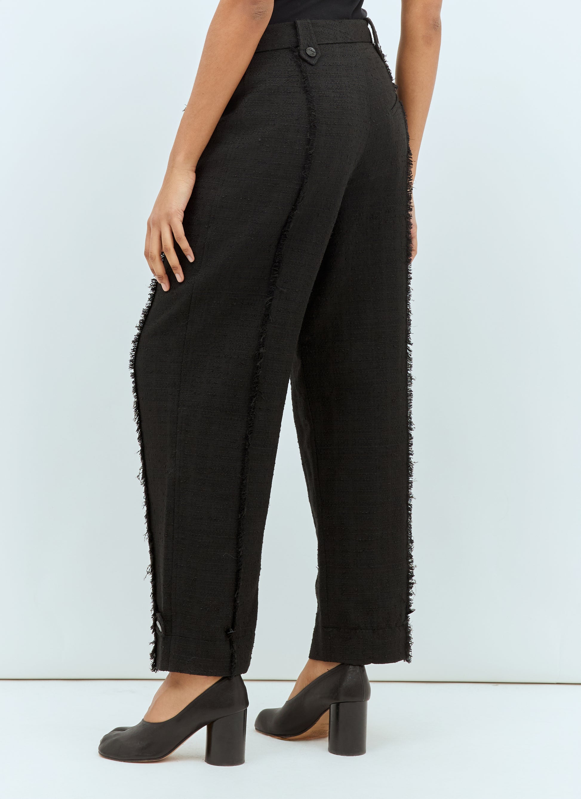 Ganni Women Tweed Suiting Pants GANNI