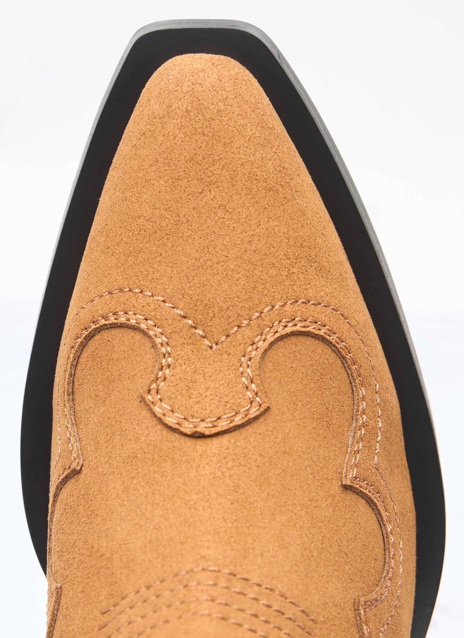 Ganni Women Mid Shaft Embroidered Western Boots GANNI