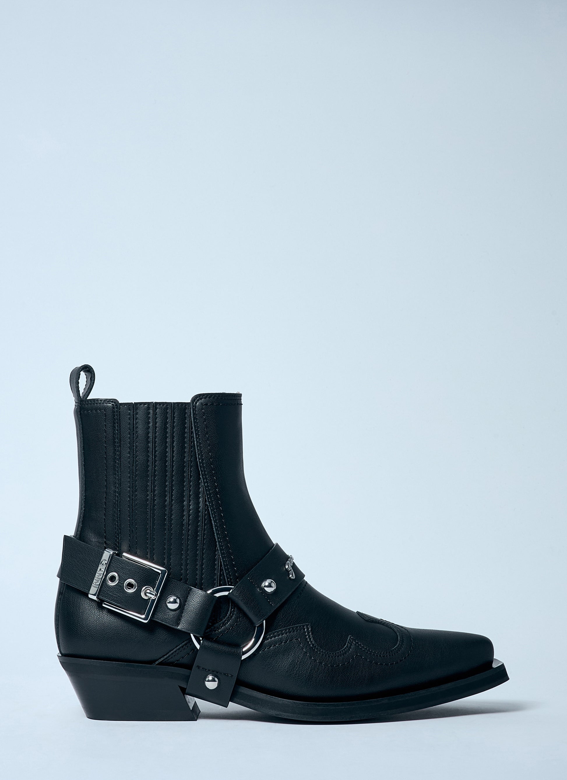 Ganni Women Low-Cut Western Chelsea Boots GANNI