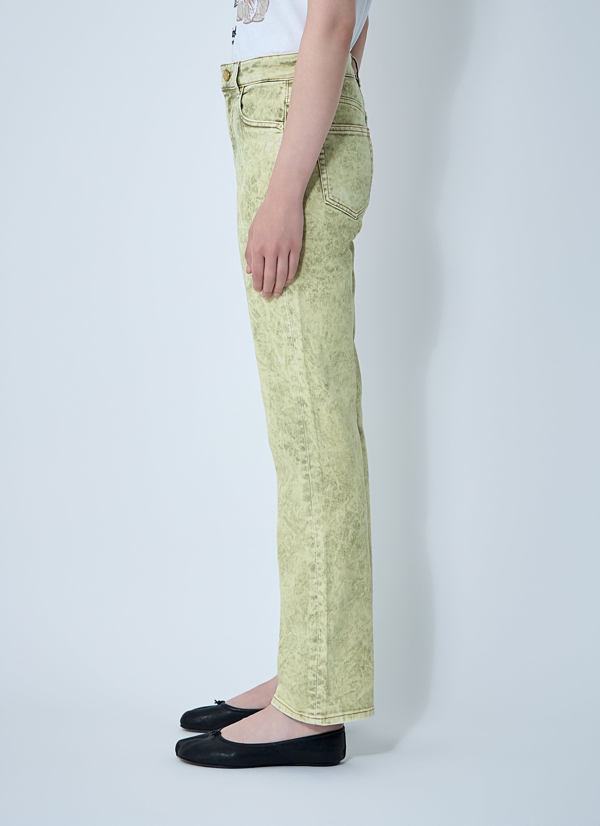 Ganni Women Foil Overdyed Jeans GANNI