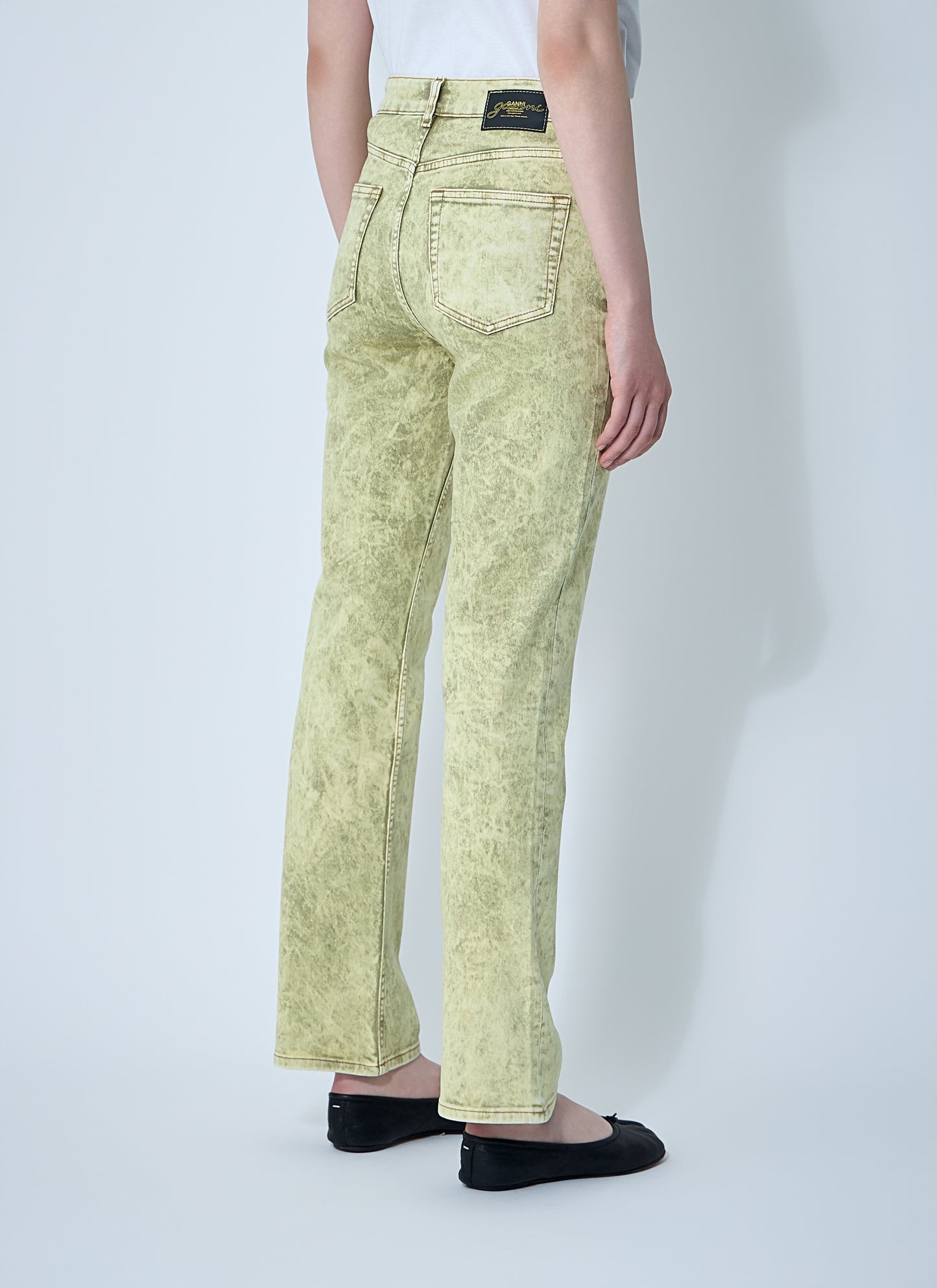 Ganni Women Foil Overdyed Jeans GANNI