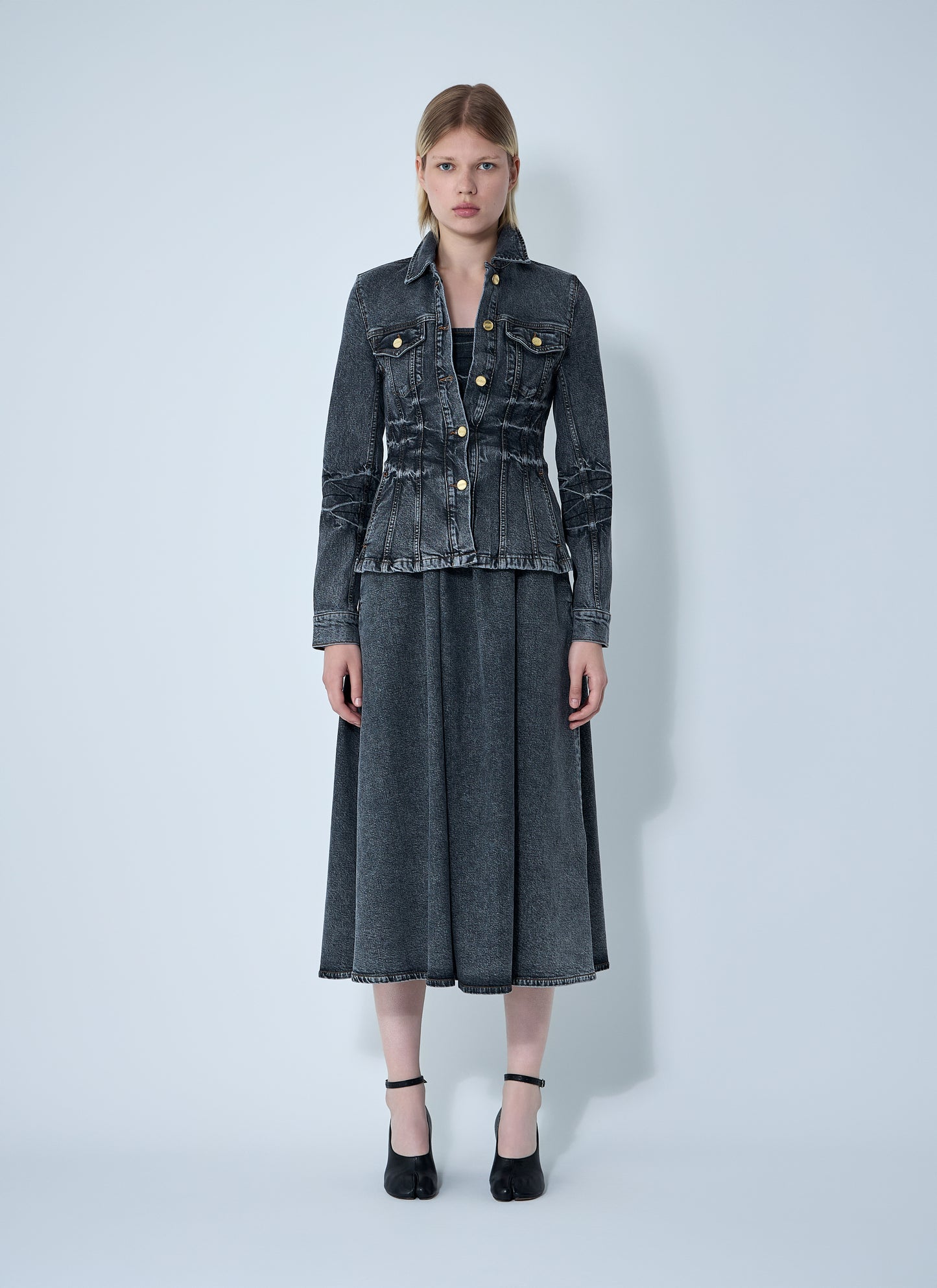 Ganni Women Stretch Denim Jacket GANNI