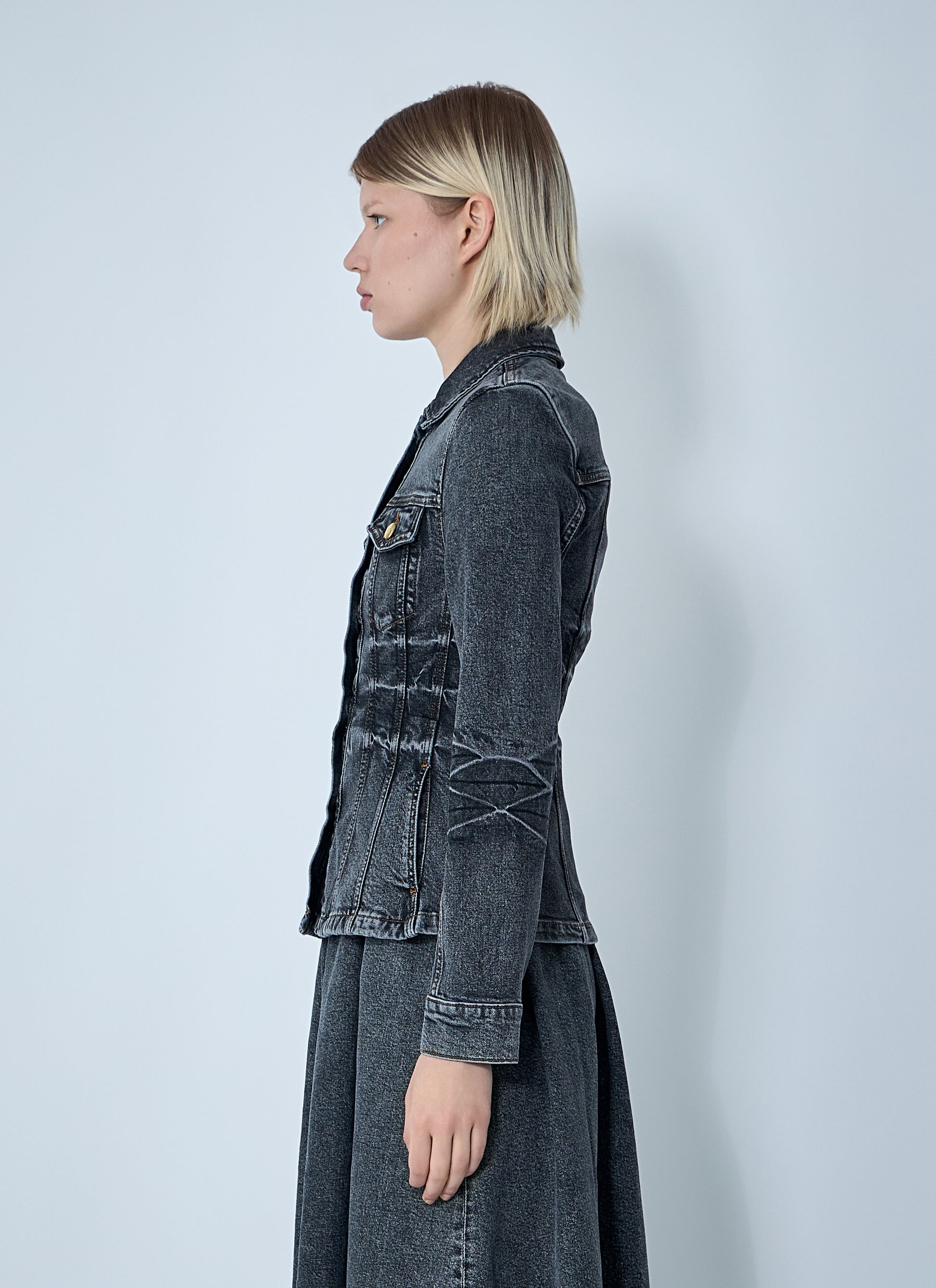 Ganni Women Stretch Denim Jacket GANNI