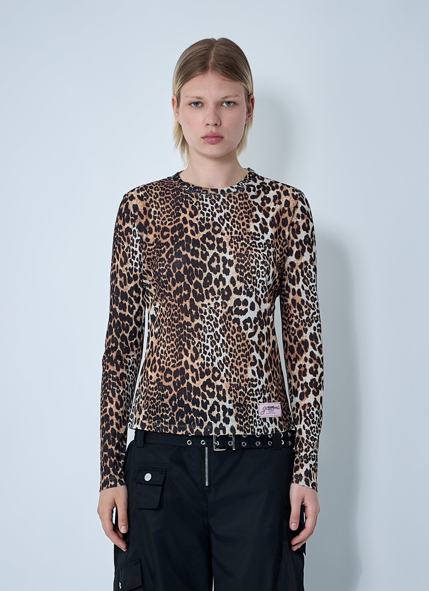Ganni Women Mesh Top GANNI