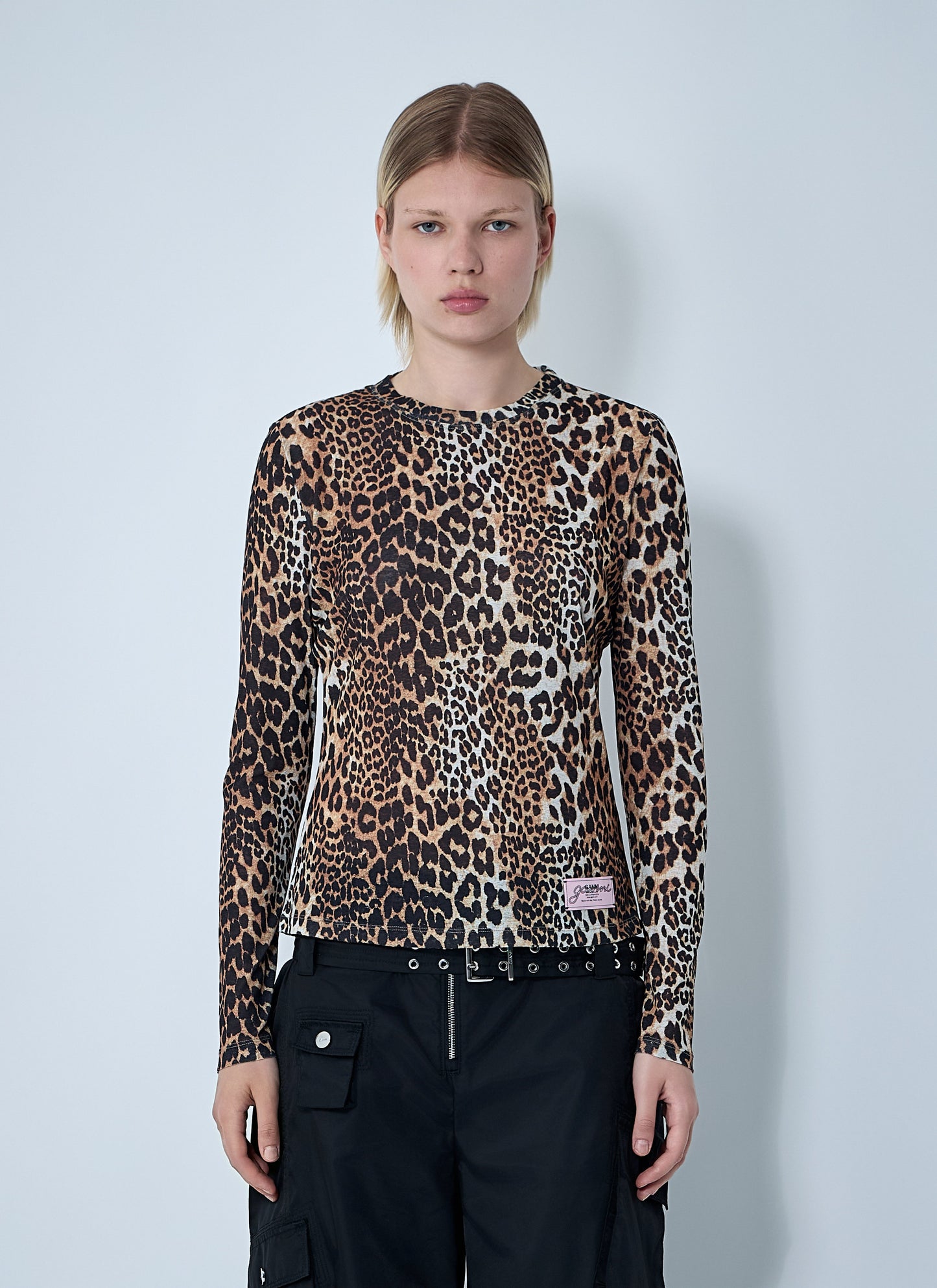 Ganni Women Mesh Top GANNI
