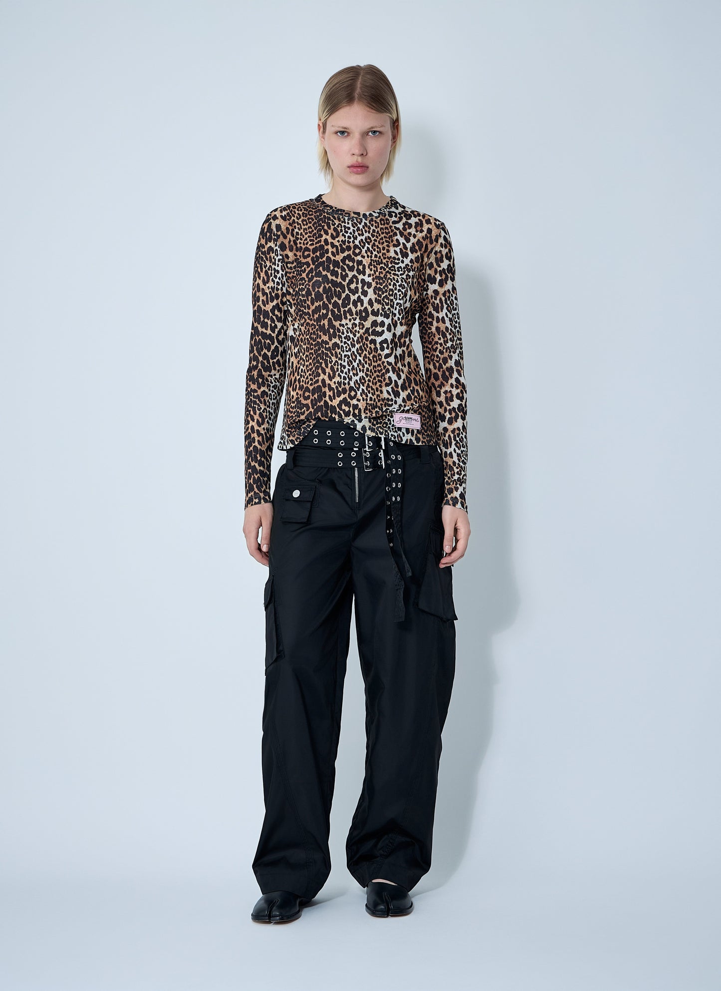 Ganni Women Mesh Top GANNI
